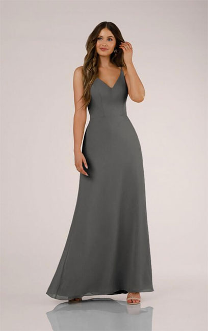 Charcoal grey bridesmaid dresses uk deals
