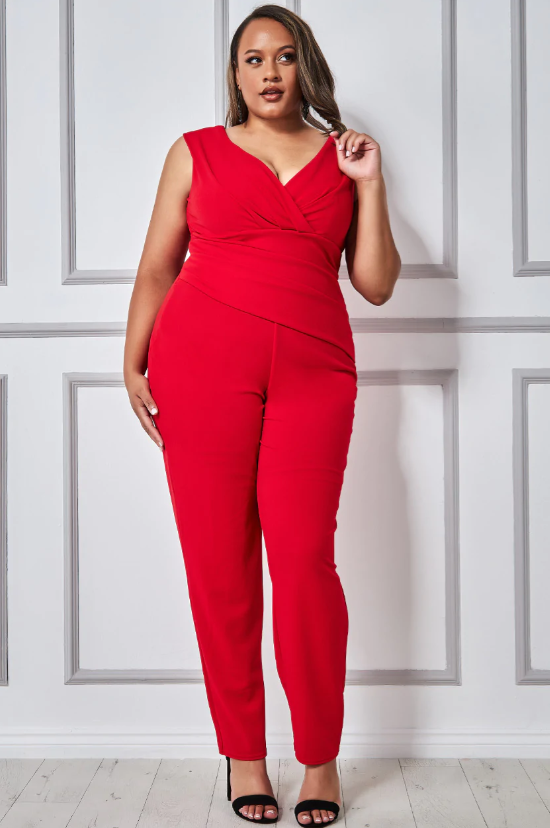 Plus Size Jumpsuit Red Size 20 Cocktail Prom Cruise Ball Black T Redcarpetdresses