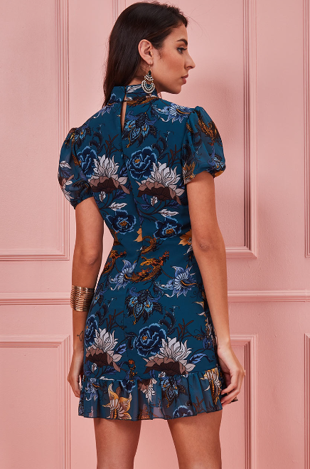 Floral short dress shop formal