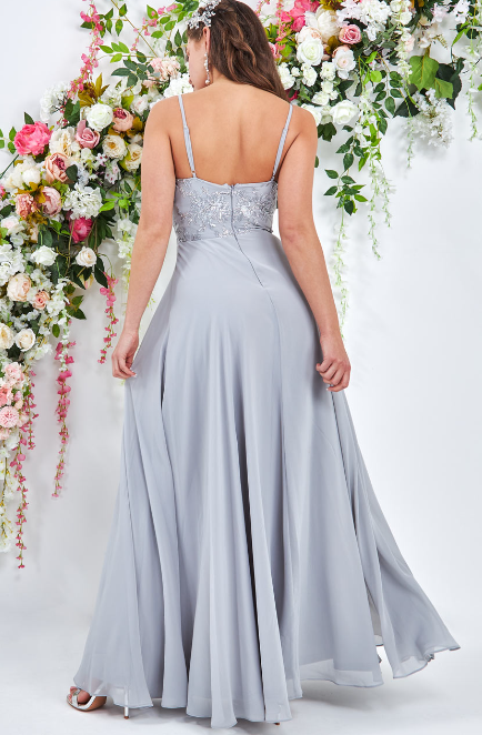Light grey bridesmaid dresses uk hot sale