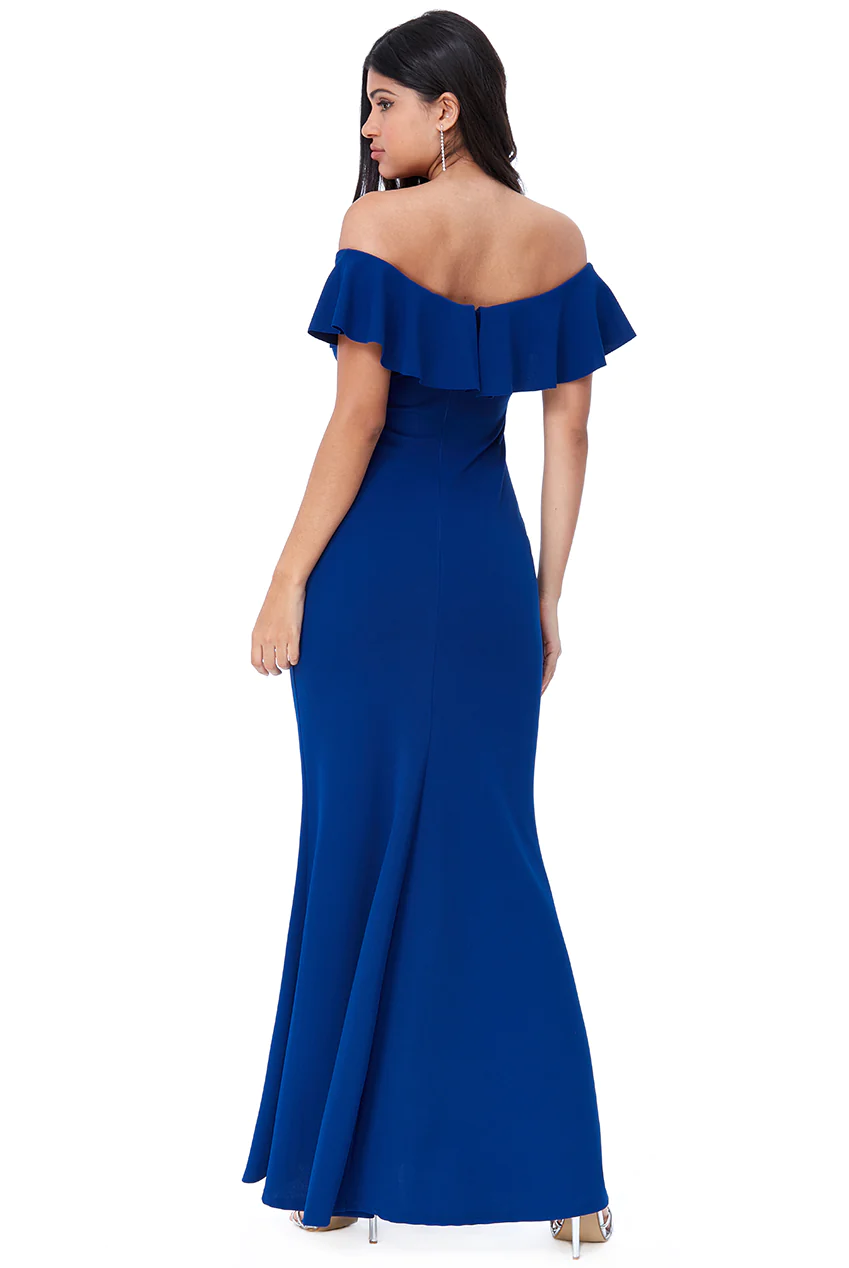 Royal blue dress sales for wedding guest