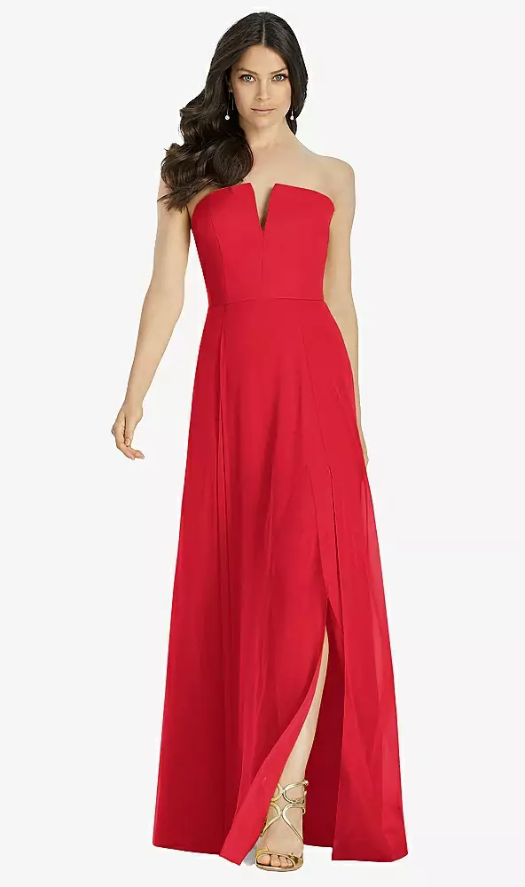 Dessy Dress Style 3041 Parisian Red Size 16 .... RRP £200+