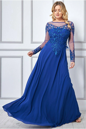 Ball gowns royal blue on sale