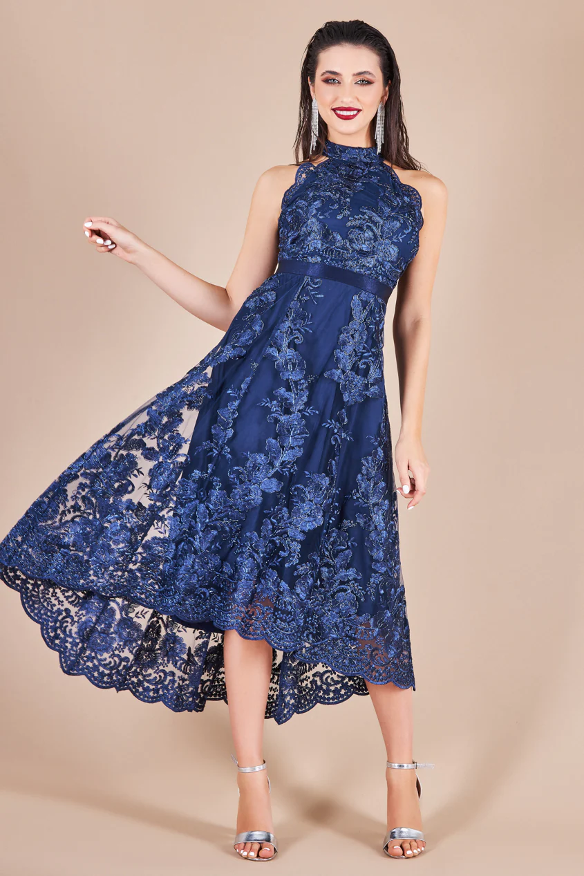 High Low Dress (Navy) Mother of Bride/Groom. Wedding Guest. Cocktail. Ball. Cruise