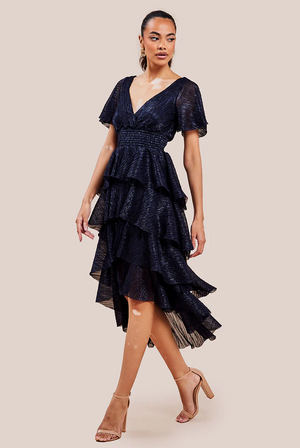 Navy Dress Mother of the Bride, Wedding Guest, Races