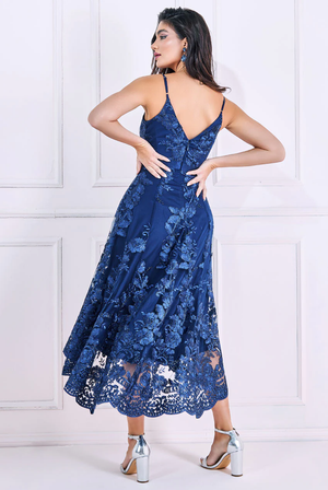 High Low Dress (Navy) Mother of Bride/Groom. Wedding Guest. Cocktail. Ball. Cruise