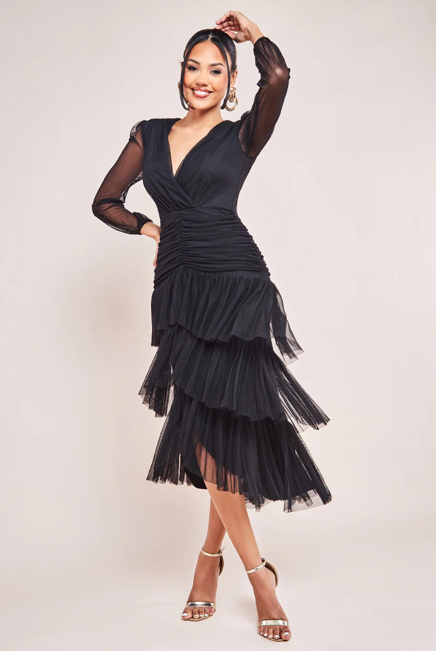 High Low Dress  (Black) Mother of the Bride, Wedding Guest, Races (Copy)