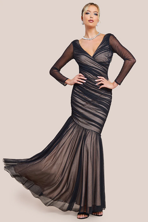 Dress (Black) Prom, Ball., Black-tie, Bridesmaid, Pageant, Mother of the Bride