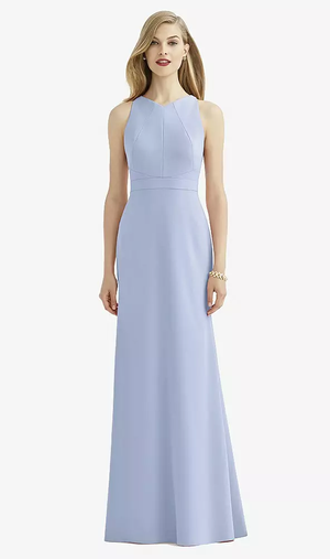 Dessy Dress Style 6740 Carolina Blue Size 12 .... RRP £200+