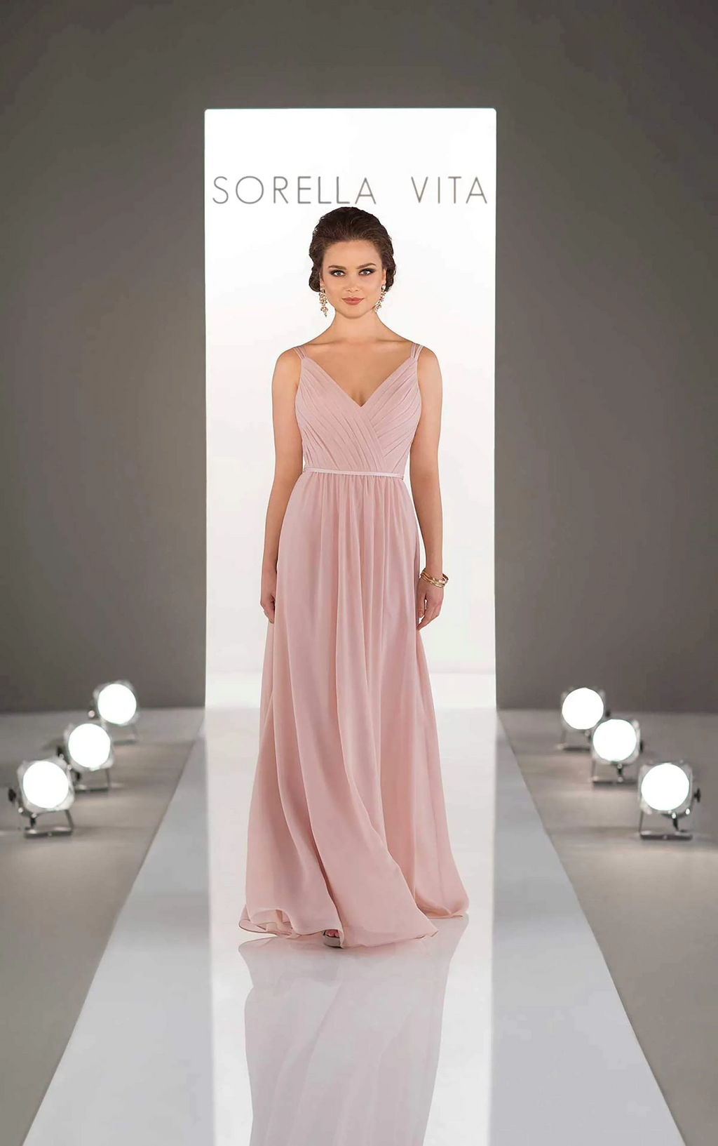 Sorella Vita Dress Style 8614 (Blush-Size 12) Prom, Ball., Black-tie, Bridesmaid, Pageant (Copy) (Copy)