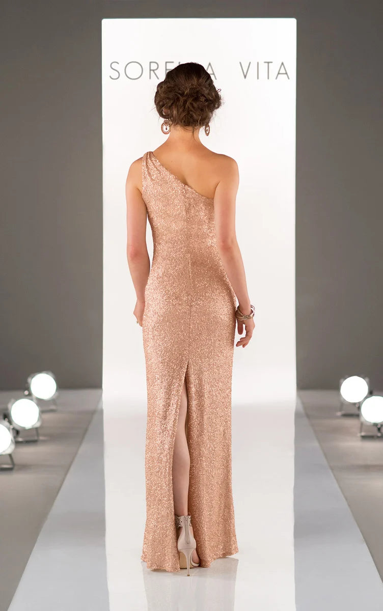 Sorella Vita Dress Style 8726 (Gold-Size 12) Prom, Ball., Black-tie, Bridesmaid, Pageant