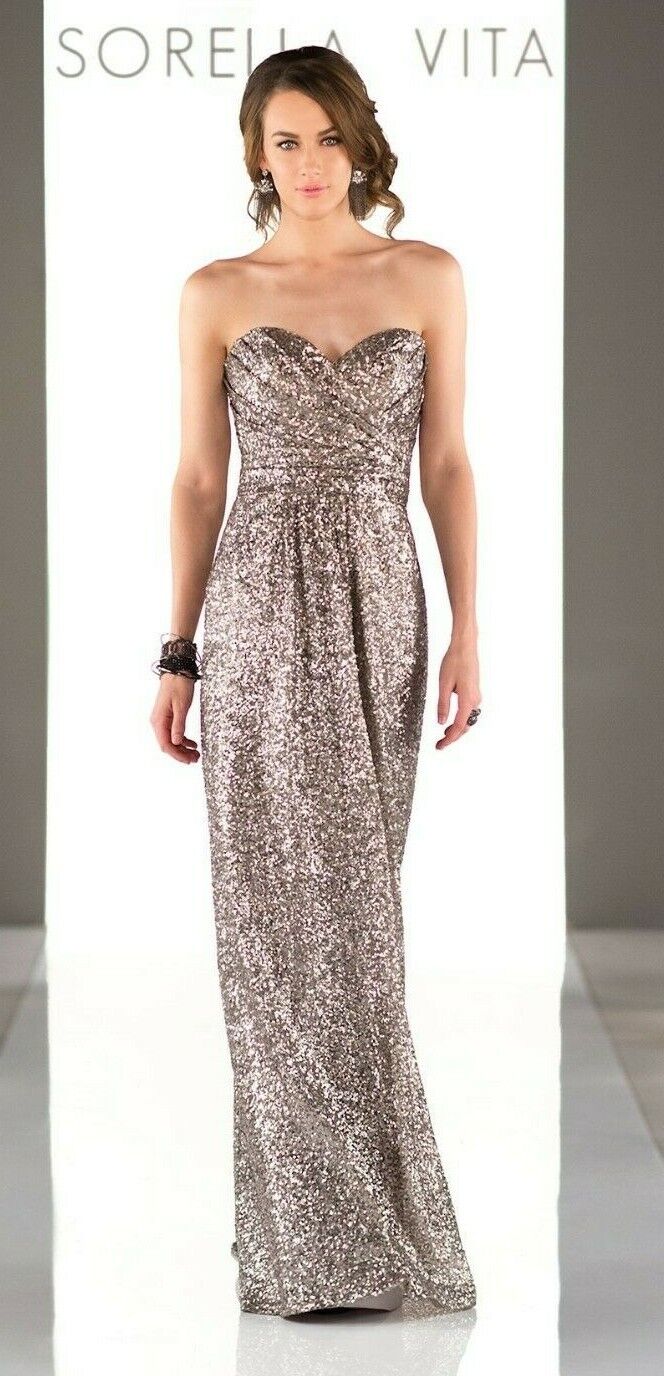 Sorella Vita Dress Style 8834 (Platinum-Size 16) Prom, Ball., Black-ti –