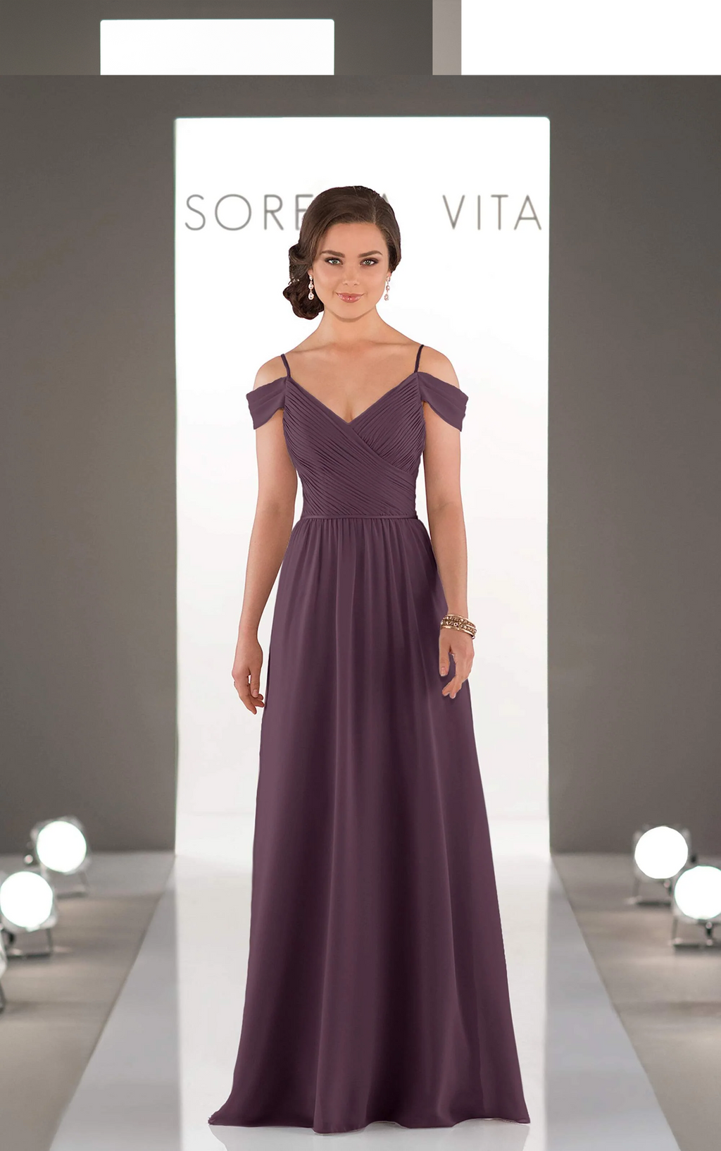 Sorella Vita Dress Style 8922 (Aubergine-Size 20) Prom, Ball., Black-tie, Bridesmaid, Pageant