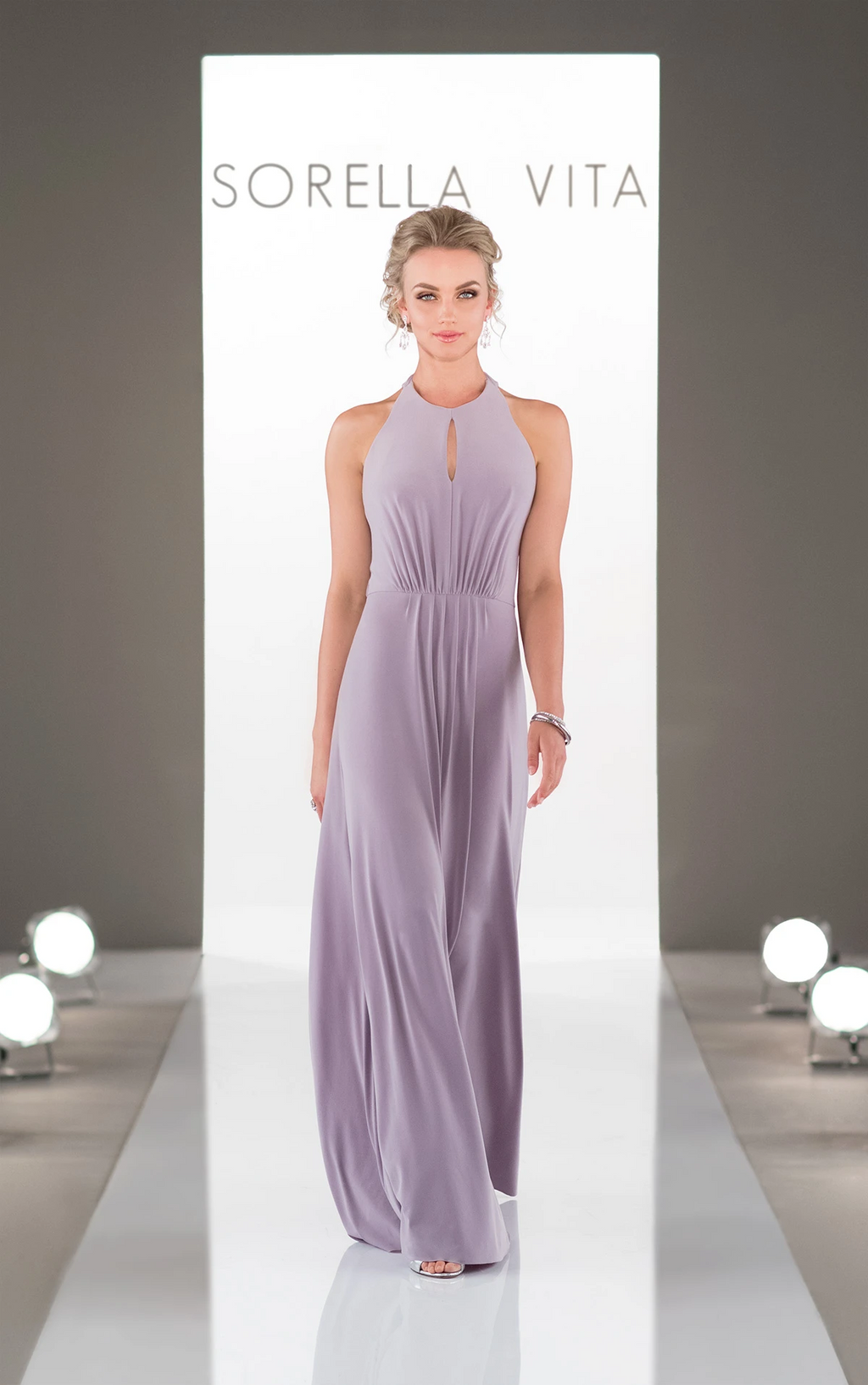 Sorella Vita Dress Style 8956 (Dusty Lavender-Size 12) Prom, Ball., Black-tie, Bridesmaid, Pageant