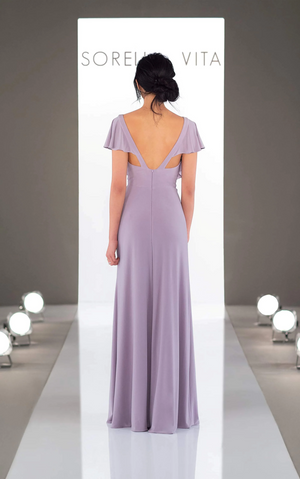 Sorella Vita Dress Style 9110 (Slate-Size 12) Prom, Ball., Black-tie, Bridesmaid, Pageant
