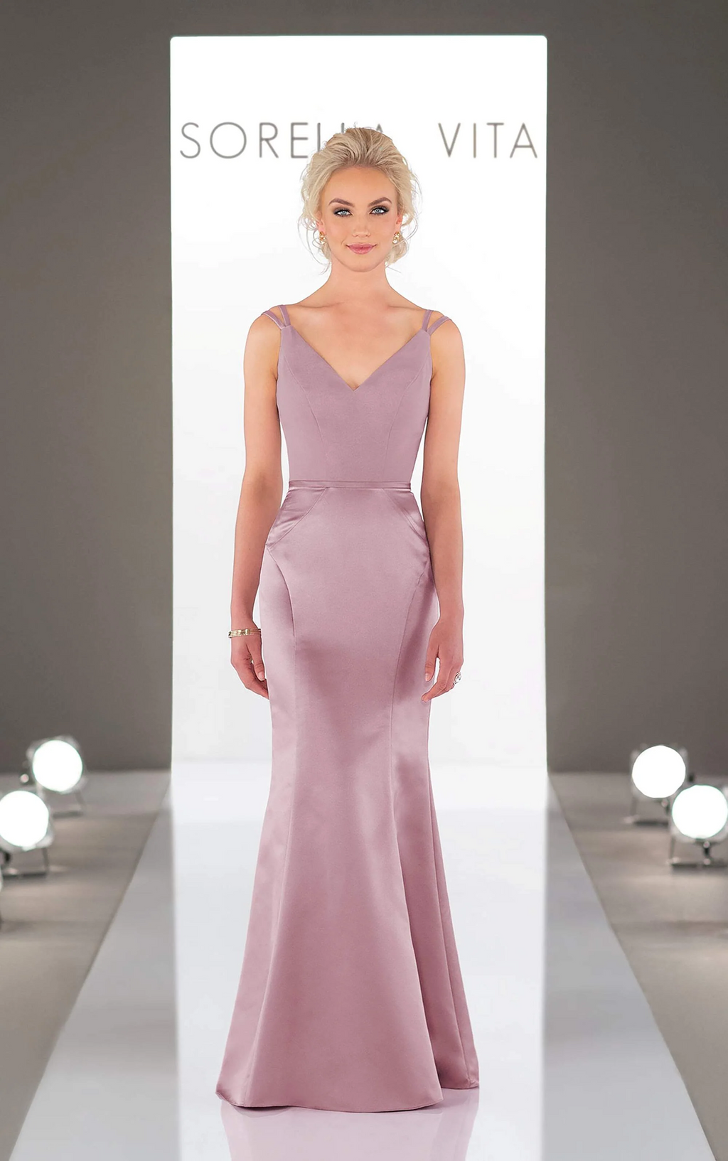 Sorella Vita Dress Style 9206 (Rosewood-Size 14) Prom, Ball., Black-tie, Bridesmaid, Pageant