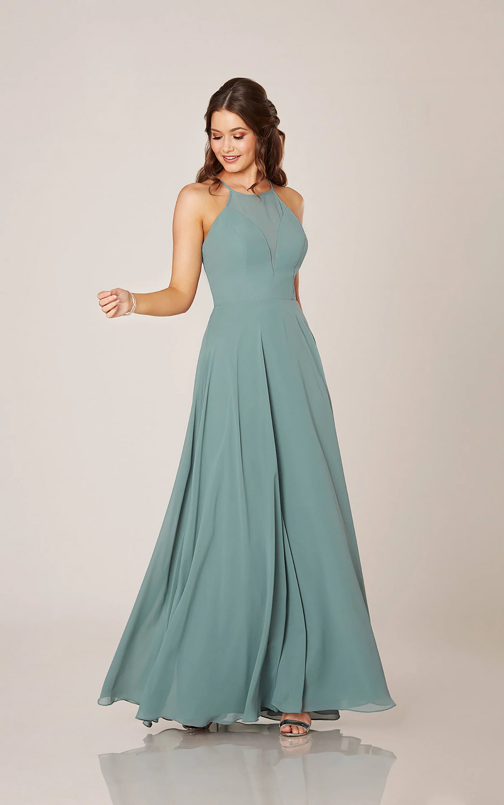 Sorella Vita Dress Style 9292 (Eucalptus-Size 12) Prom, Ball., Black-tie, Bridesmaid, Pageant