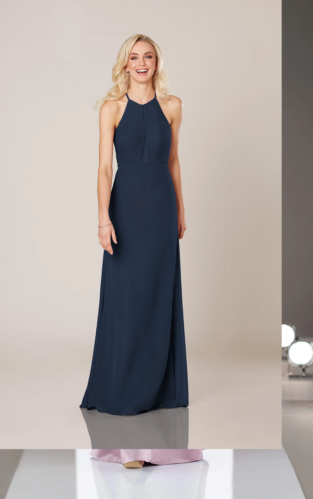Sorella Vita Dress Style 9330 (Navy-Size 12) Prom, Ball., Black-tie, Bridesmaid, Pageant