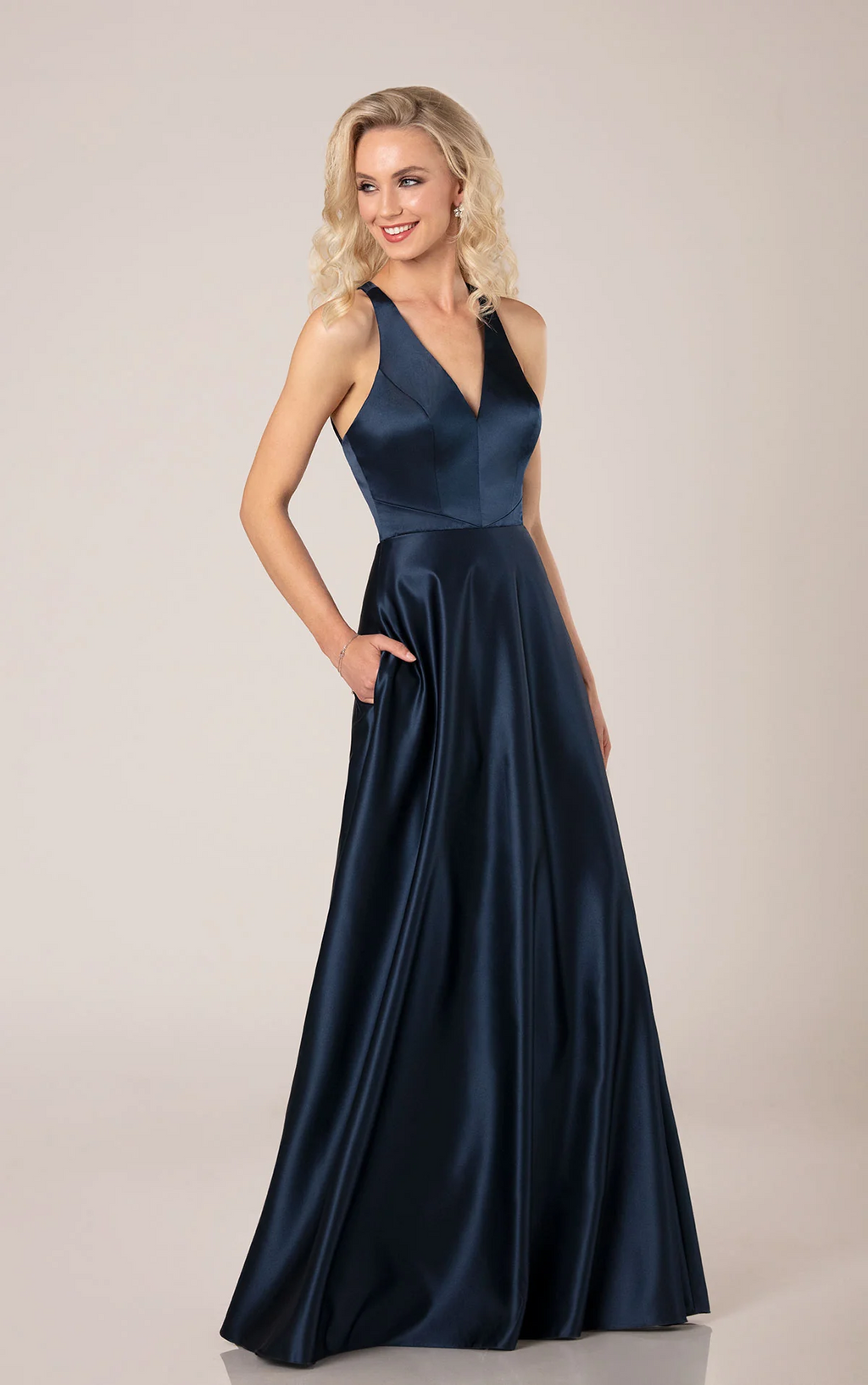 Sorella Vita Dress Style 9376 (Navy-Size 14) Prom, Ball., Black-tie, Bridesmaid, Pageant (Copy)