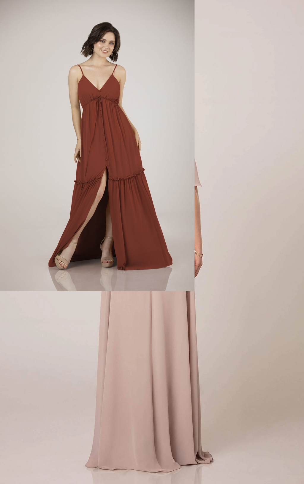 Sorella Vita Dress Style 9414 (Burnt Orange-Size 10) Prom, Ball., Black-tie, Bridesmaid, Pageant
