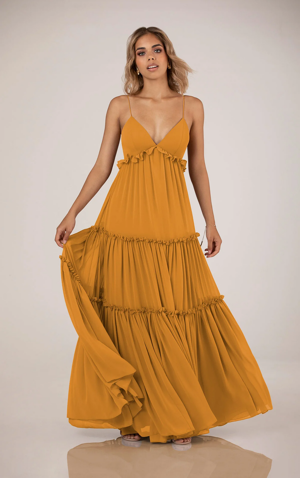 Sorella Vita Dress Style 9508  (Harvest Gold-Size 10) Prom, Ball., Black-tie, Bridesmaid, Pageant (Copy) (Copy)