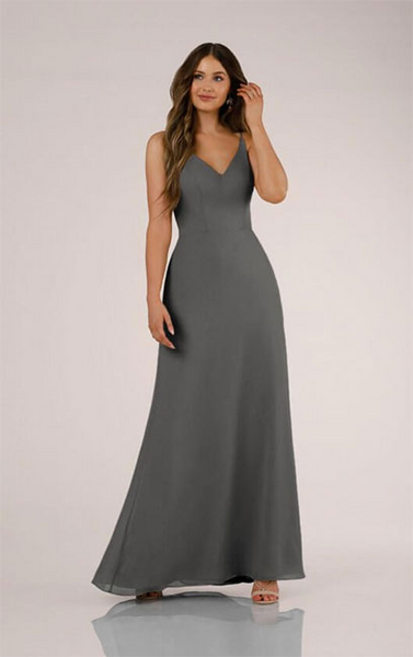 Charcoal grey cheap formal dresses