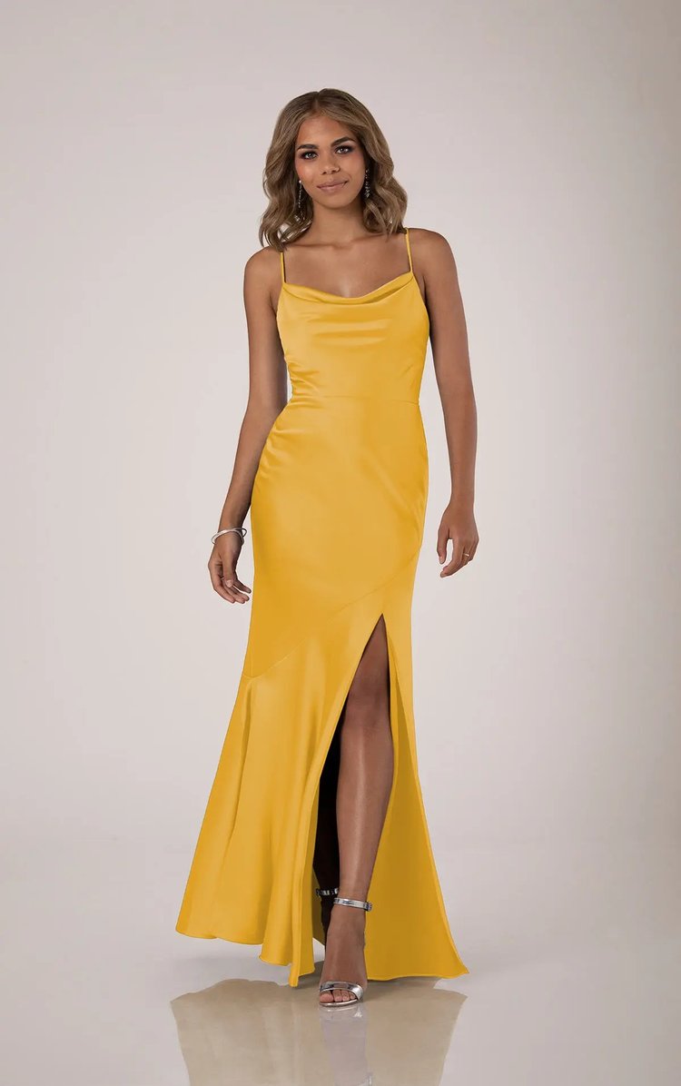 Sorella Vita Dress Style 9530 (Gold-Size 10) Prom, Ball., Black-tie, Bridesmaid, Pageant