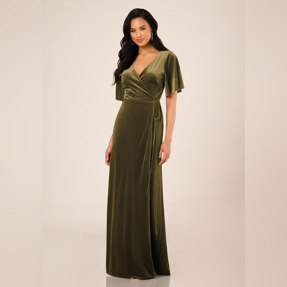 Sorella Vita Dress Style 9660 (Moss Green-Size 12) Prom, Ball., Black-tie, Bridesmaid, Pageant