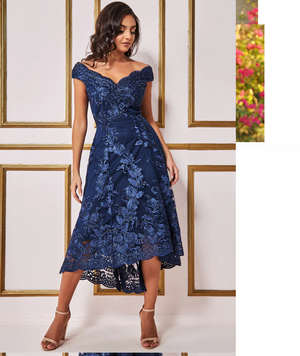 High Low Dress (Navy) Mother of Bride/Groom. Wedding Guest. Cocktail. Ball. Cruise