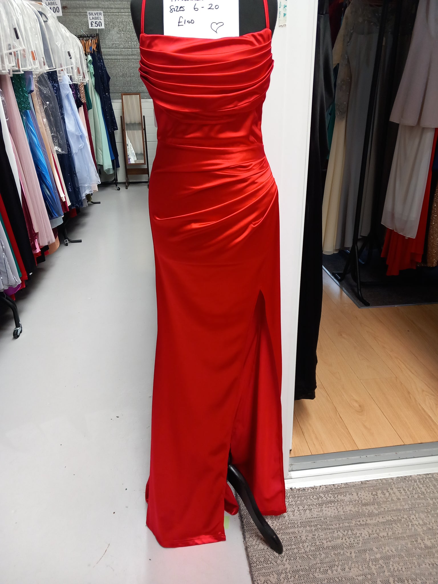 Long red dress outlet for wedding guest