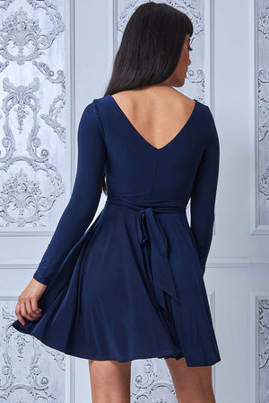 Wrap Dress (Navy-Size 16) Wedding Guest, Races, Formal Event, Races, Cocktail, Prom