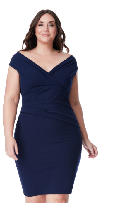 Copy of Plus Size Dress (Royal Blue) Mother of the Bride, Wedding Guest, Races, Formal Event