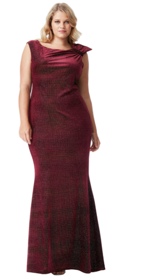 Plus Size Dress (Wine-Glitter) Mother of the Bride, Ball, Cruise, Prom Redcarpetdresses.co.uk Plus Size Dress (Wine-Glitter) Mother of the Bride, Ball, Cruise, Prom Redcarpetdresses.co.uk