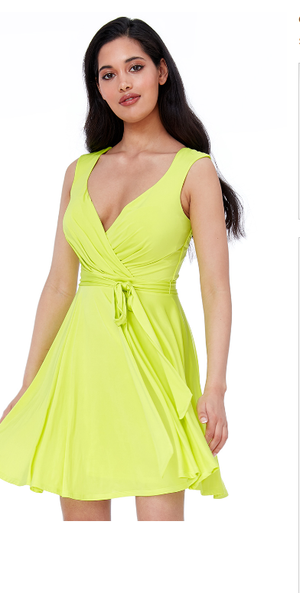 Skater Dress (Lime-Size 14) Wedding Guest, Races, Formal Event, Races, Cocktail, Prom