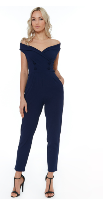 Jumpsuit (Navy-Size 6) Prom, Ball, Wedding Guest, Races, Formal Event, Races, Cocktail, Prom