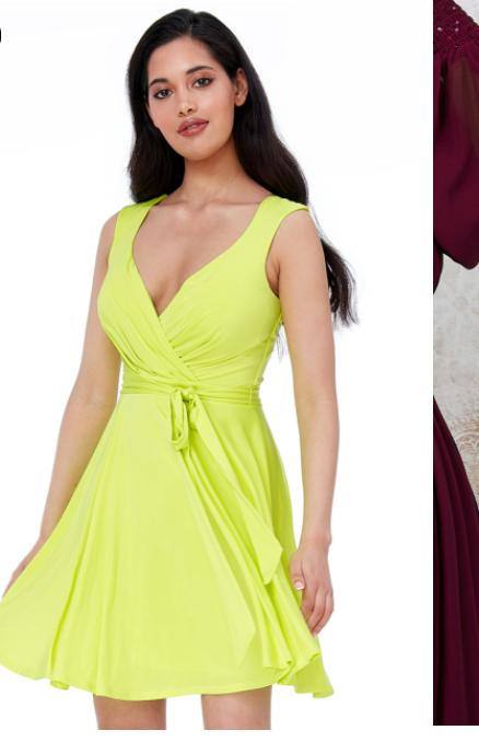 Skater Dress (Lime-Size 14) Prom, Ball, Wedding Guest, Races, Formal Event, Races, Cocktail, Prom