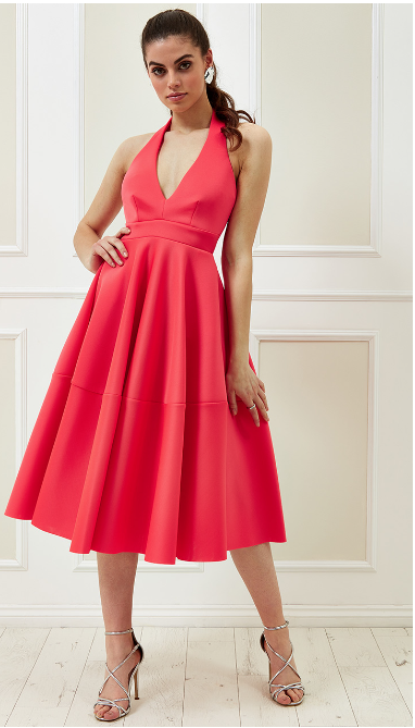 Stunning Dress (Hot Pink-Size 14) Wedding Guest, Races, Formal Event, Races, Cocktail, Prom